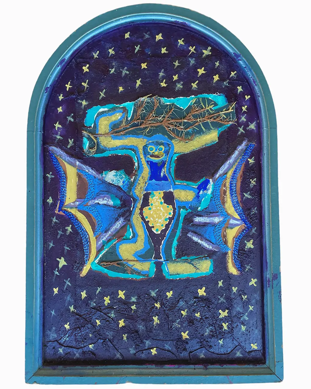 Alyssa angele creole outsider artist with bold forms, color and stunning expression. new faces in art