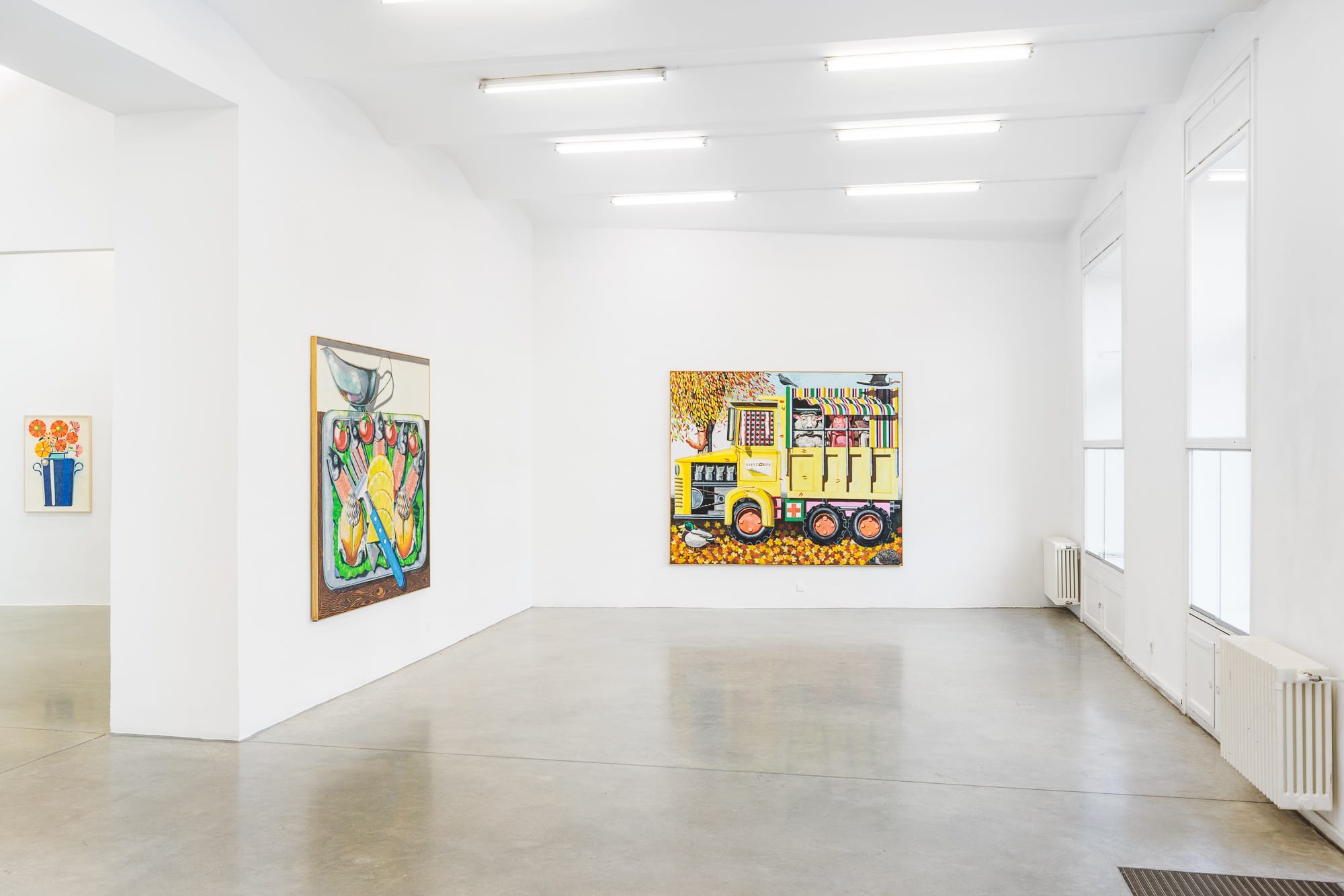 Kristof Santy in Vienna: A Journey Through Color, Folklore, and Daily Life at Christine König Gallery