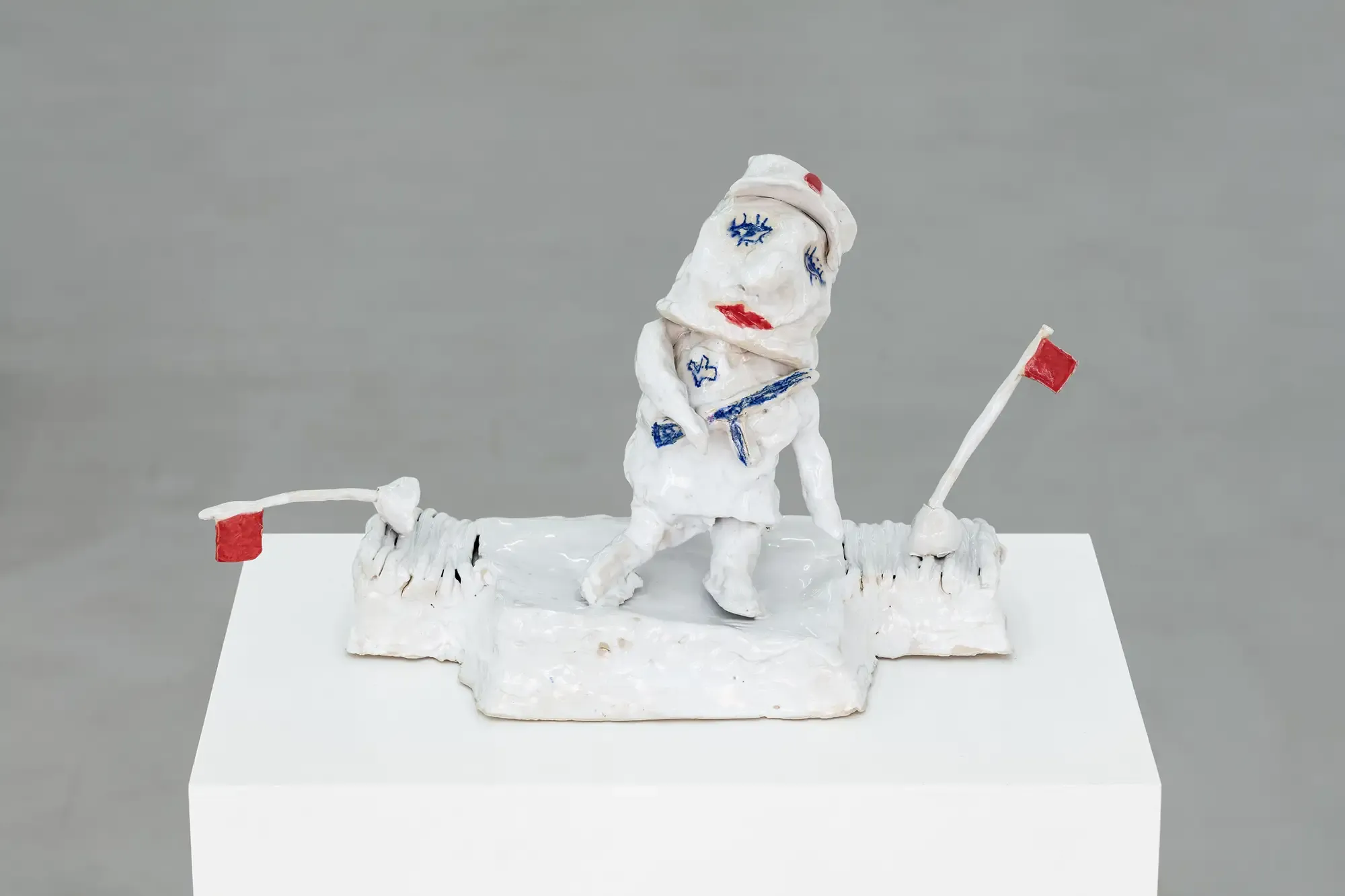 felix stöckle, ceramics work, white and with color, new contemporary ceramics