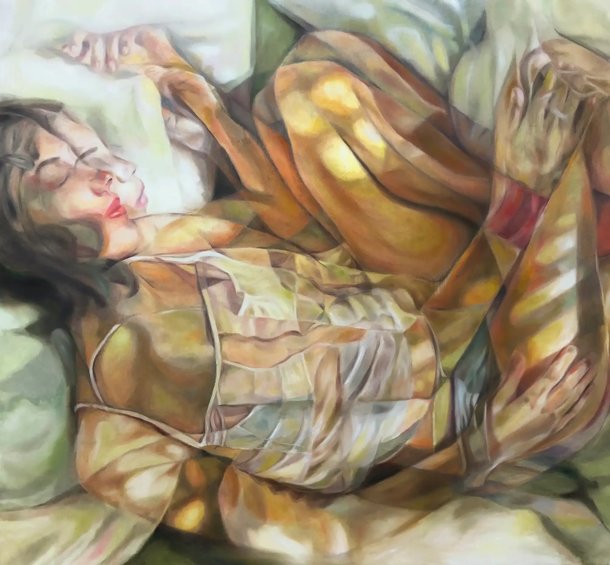 ida jesenberger, contemporary painting now austria, promising artist spotlight, figurative and blurry