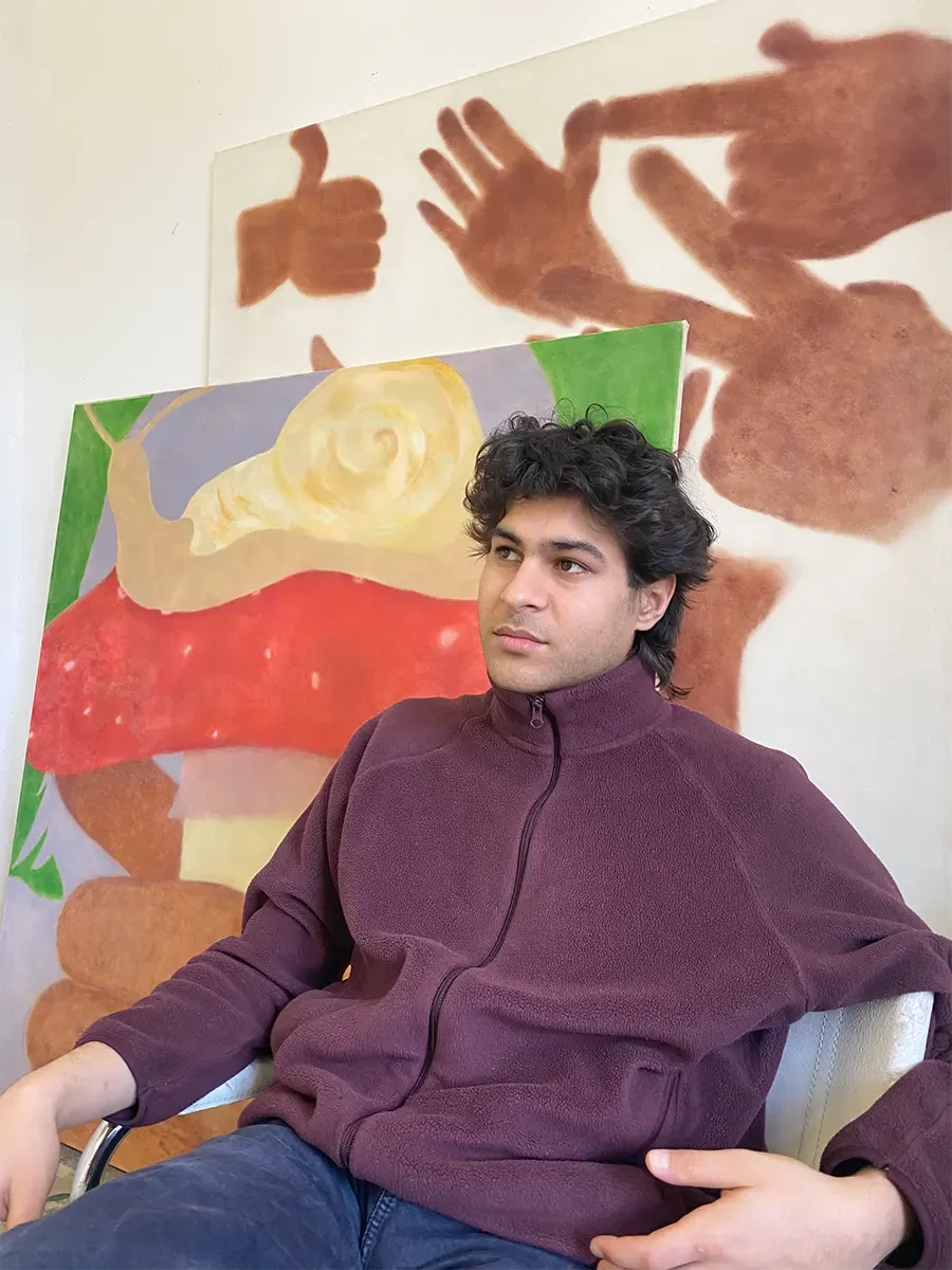 Kalium hussein, art student, discovery and profile art observatory, promising emerging contemporary art kunstuni linz