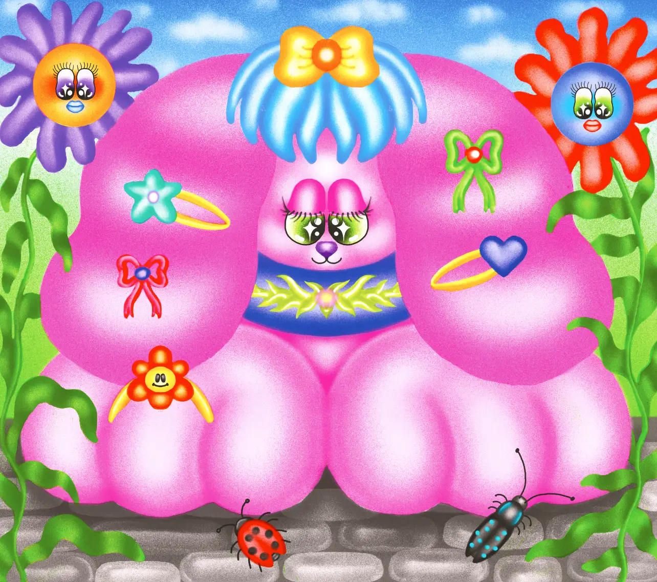 lony mathis, artwork, munchies art club magazine