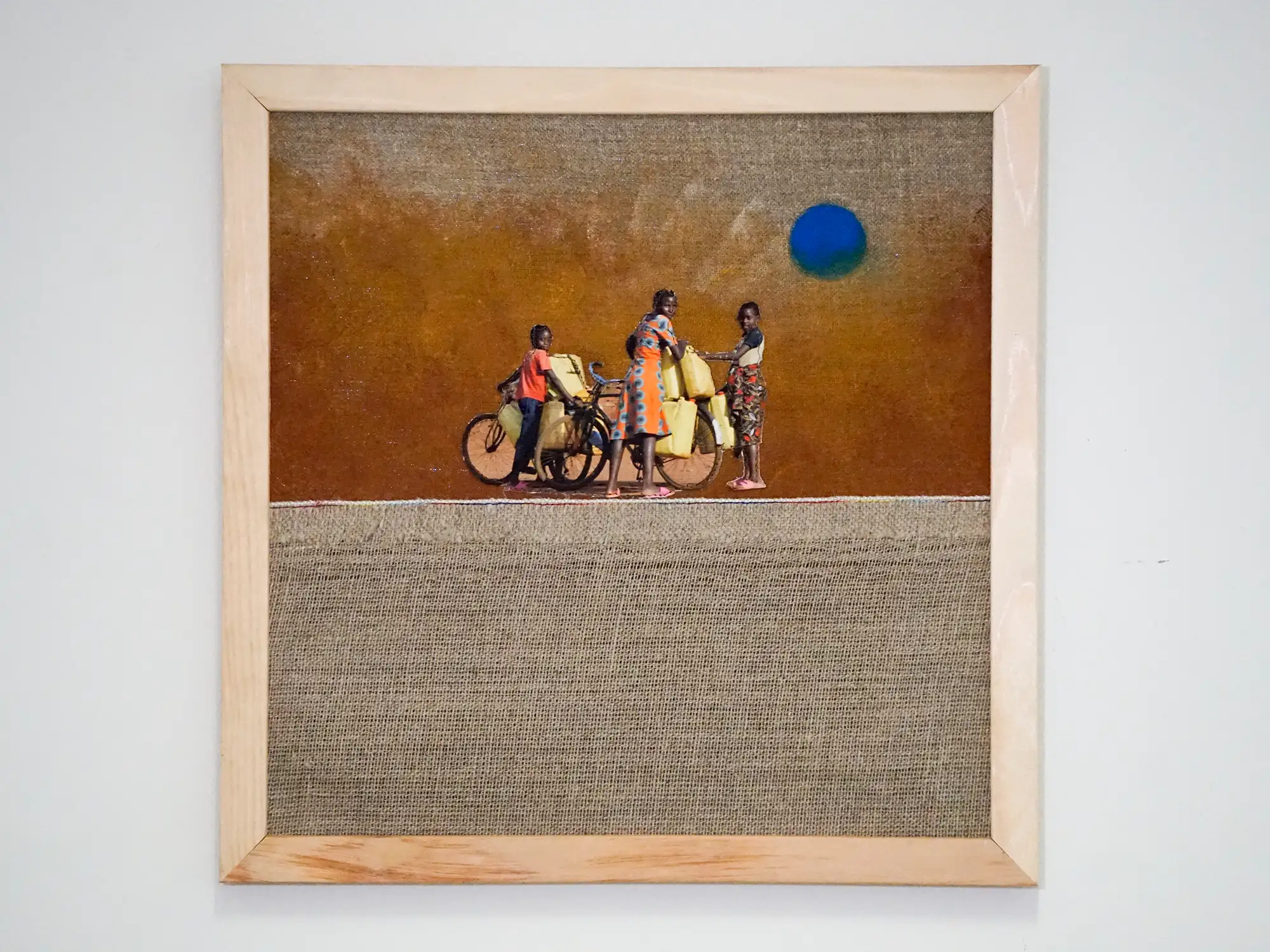 ndagijimana alphonse, new work promising art student from rwanda, now on view
