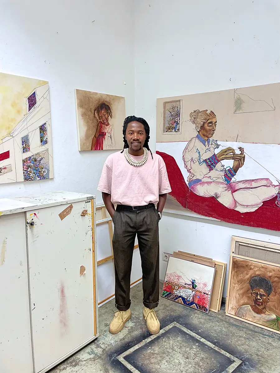 ndagijimana alphonse, artist, new artist and student form contemporary art rwanda