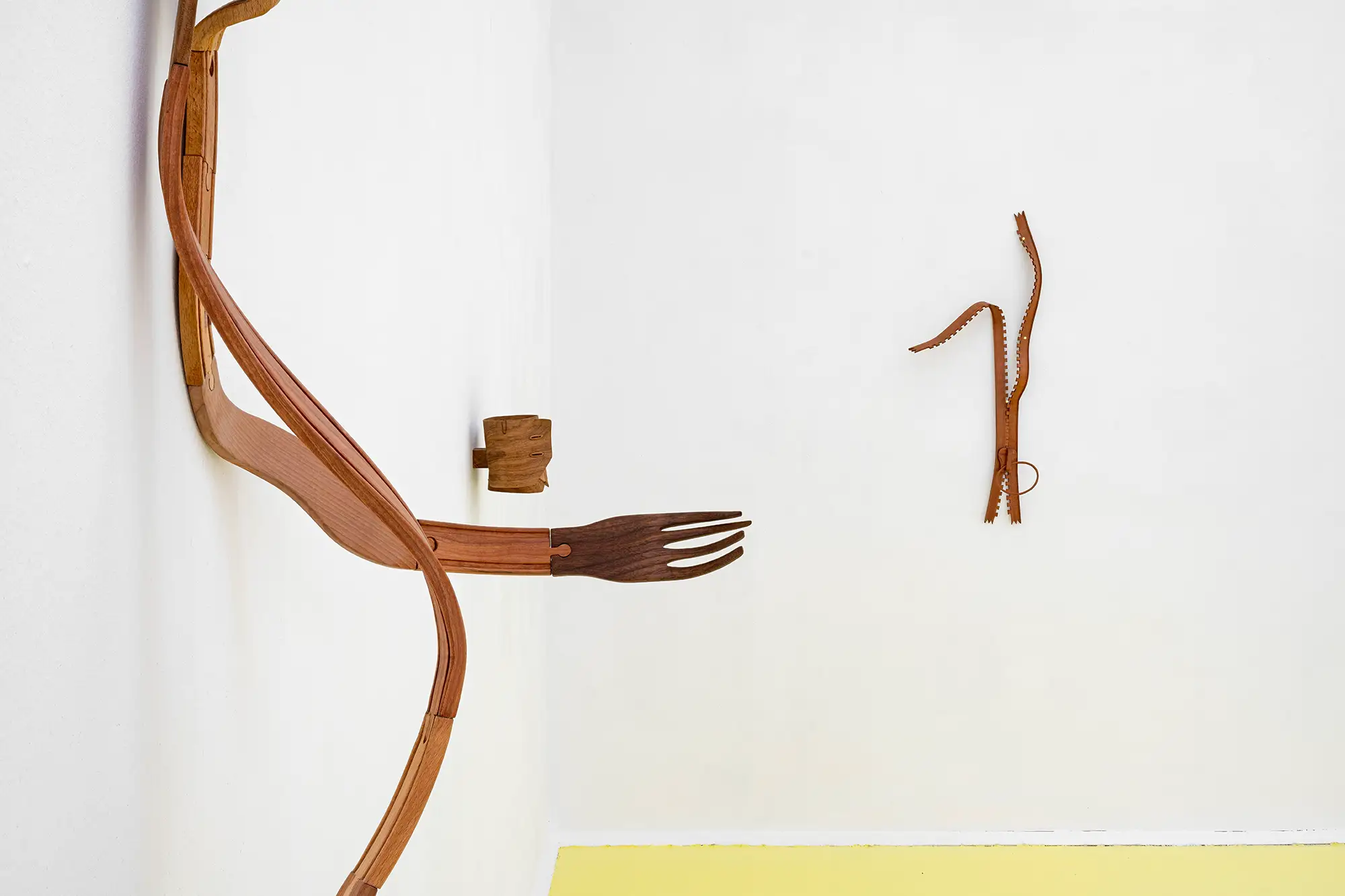 Robby Greif, christine König ,Contemporary Sculptures by Tobias Izsó at 'Off the Cuff, 