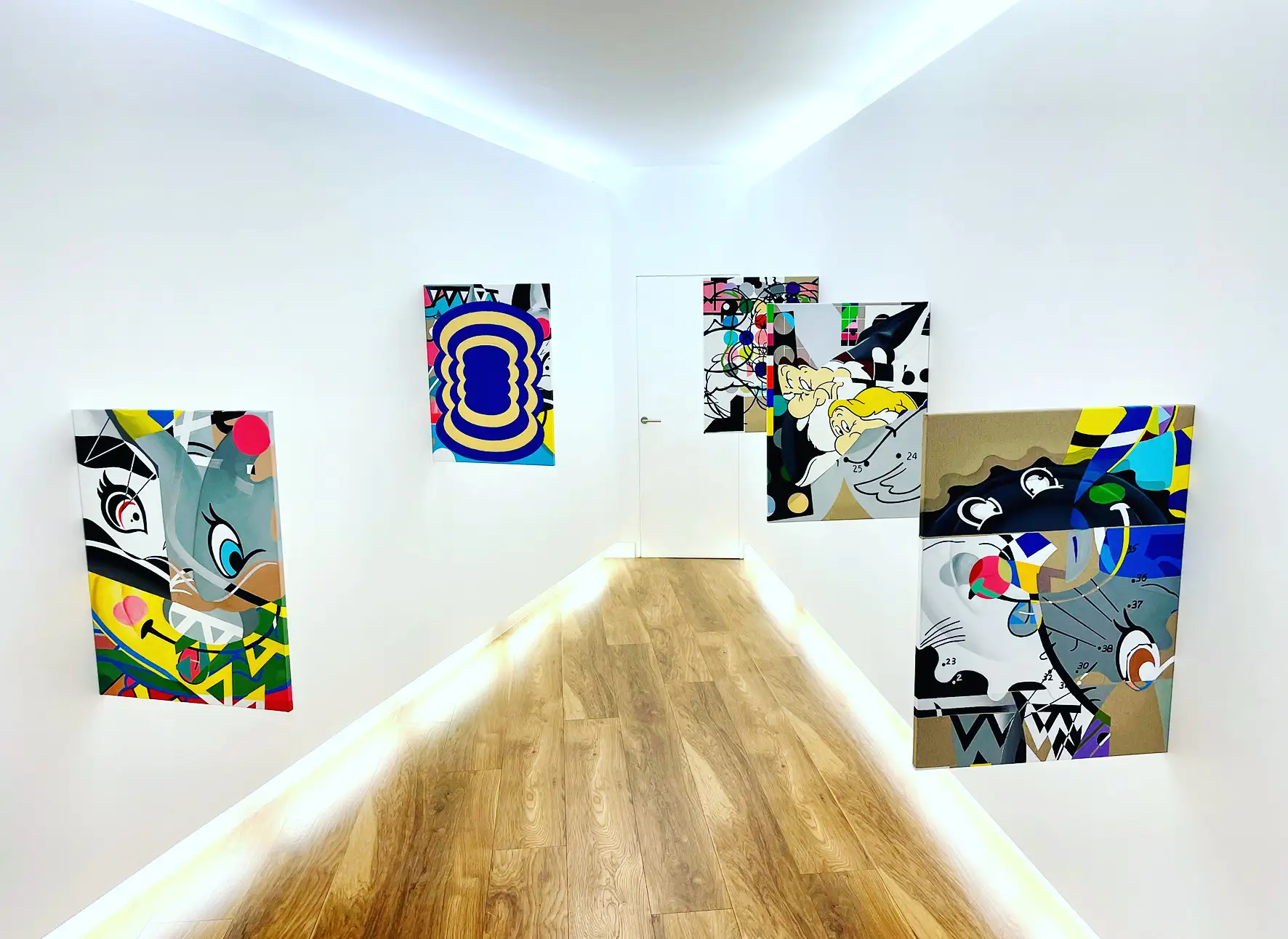 David Rosado, promising emerging artist, xf gallery exhibition