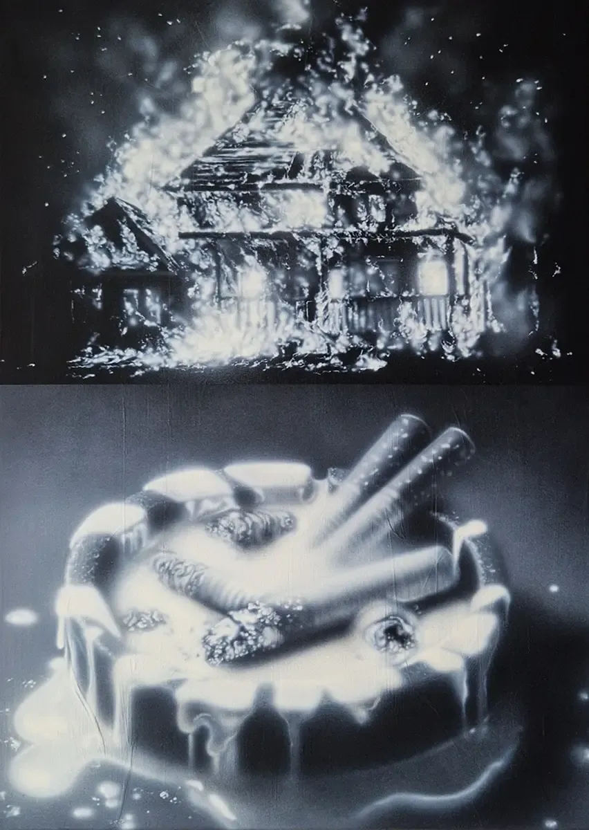 camille theodet, fresh new faces in contemporary painting, unveiling darkness