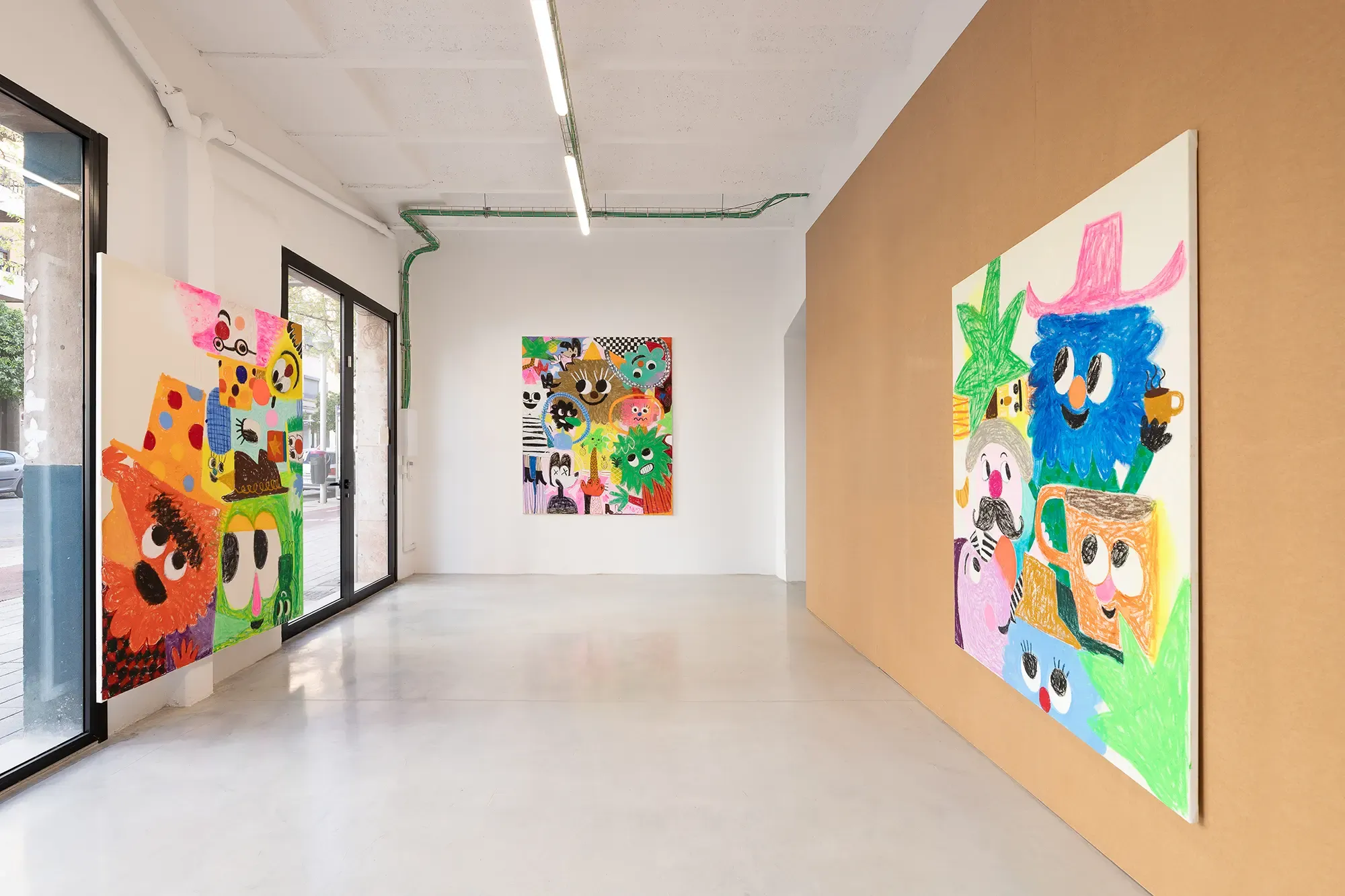 l21 gallery, in palma presenting works created by fanny brodar, during her residency in palma