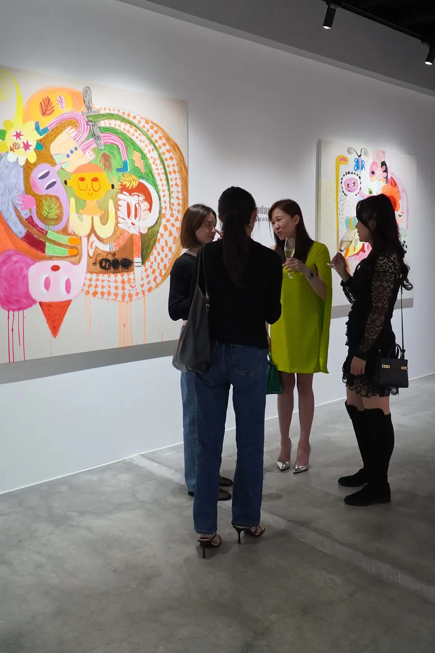 fanny brodar artist and curator for a show at csquare gallery, taiwan 2024