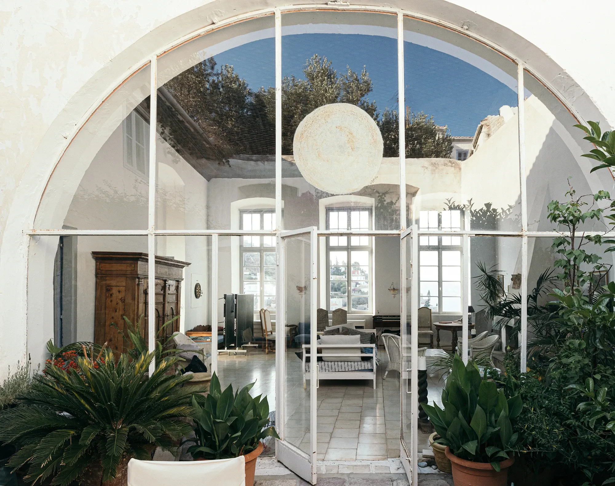 old carpet factory, hydra island greece 2024