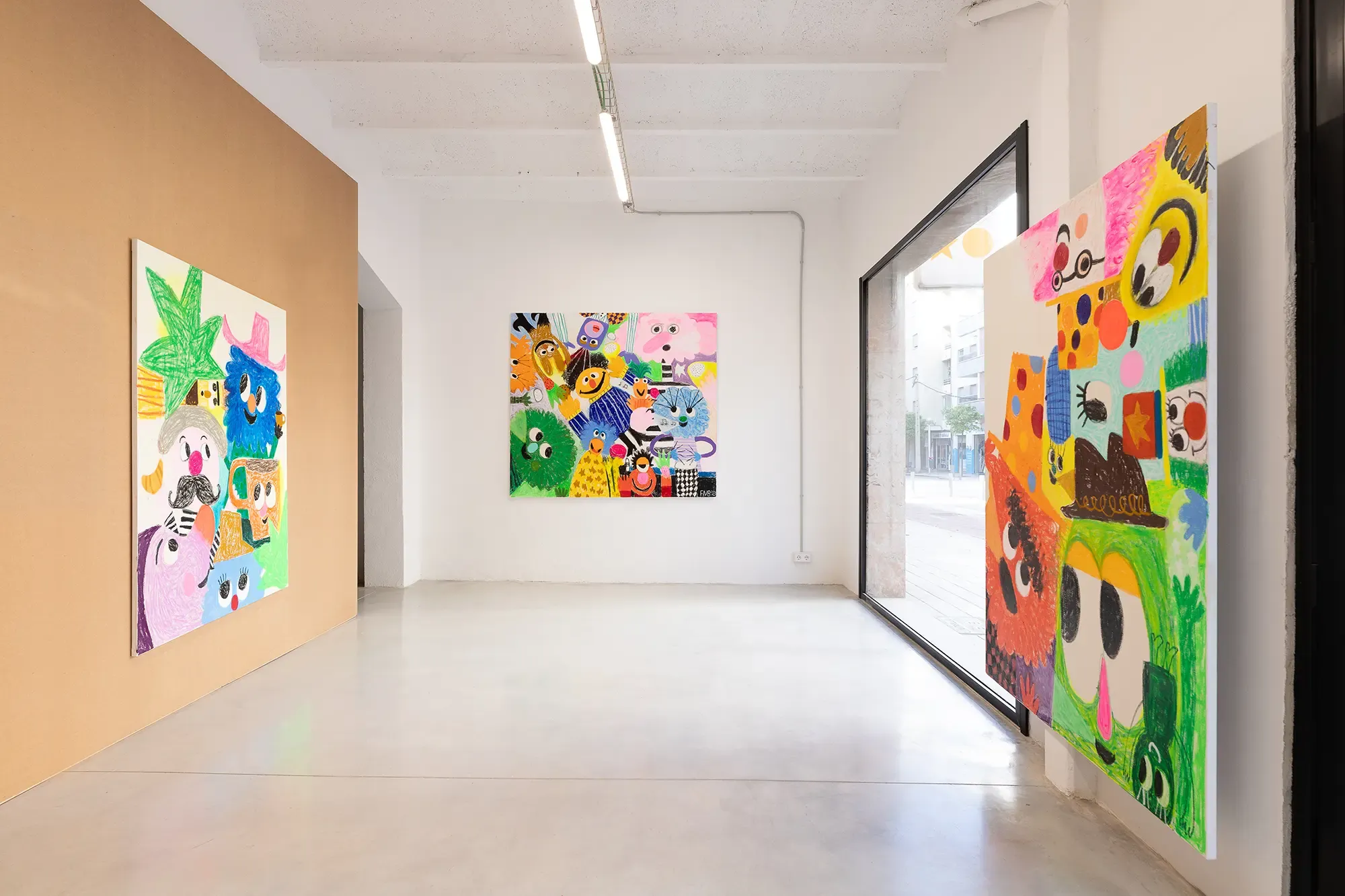 fanny brodar, artist, contemporary art exhibition, at the l21 gallery in palma, spain in 2024