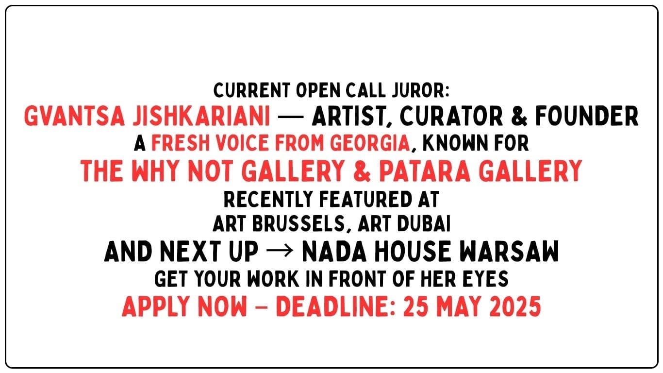 we are looking for contemporary artists