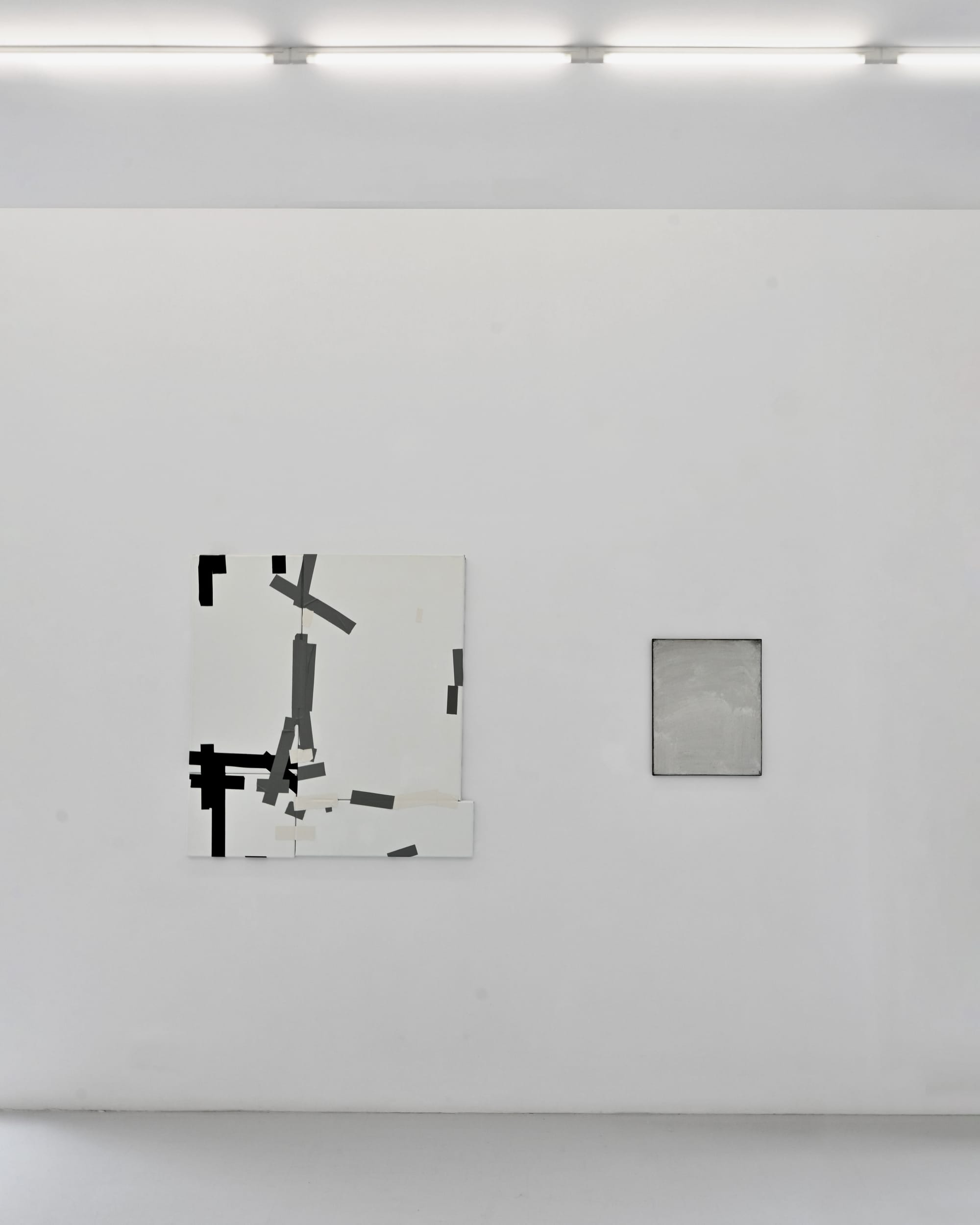 Installation view of In-Between Order and Disorder by Kirsten Hutsch at Artnueve, Murcia,