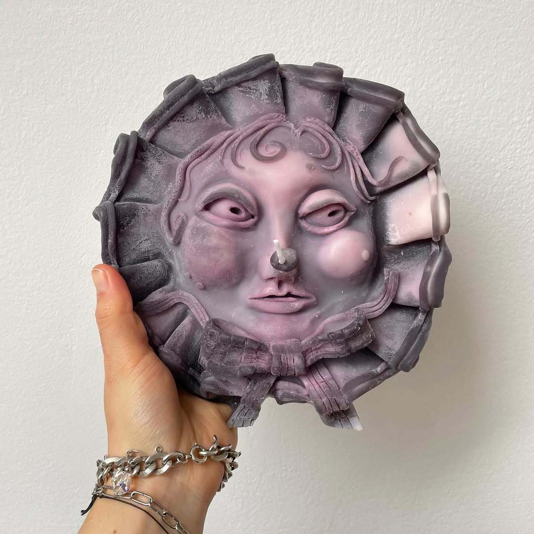 candle faces, in contemporary art