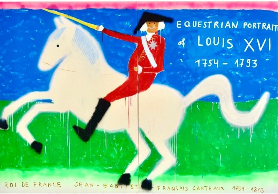 new painters Depicting Horses contemporary art Gabrielle Graessle 