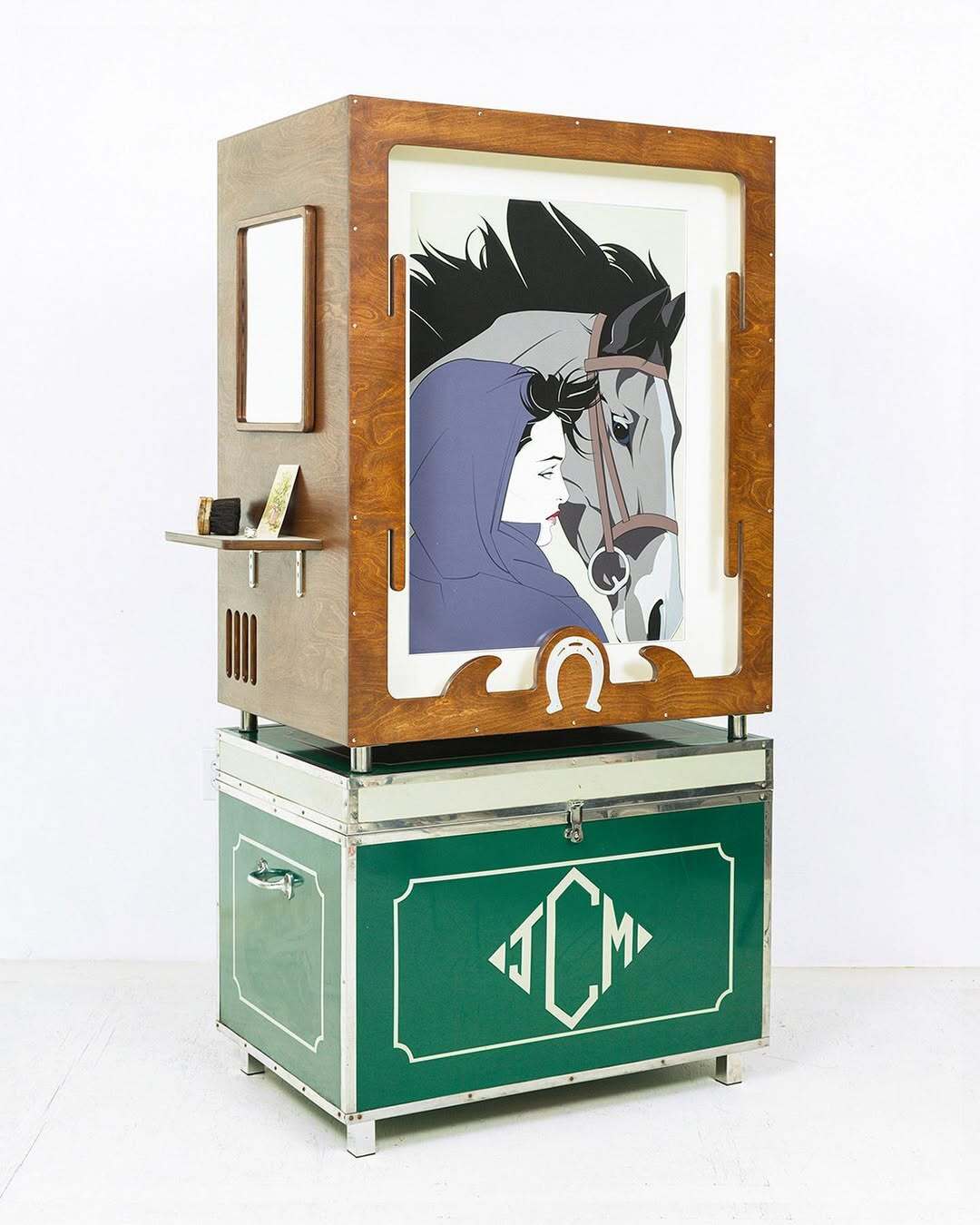 NH DEPASS sculpture horse related and artwork based on a horse 