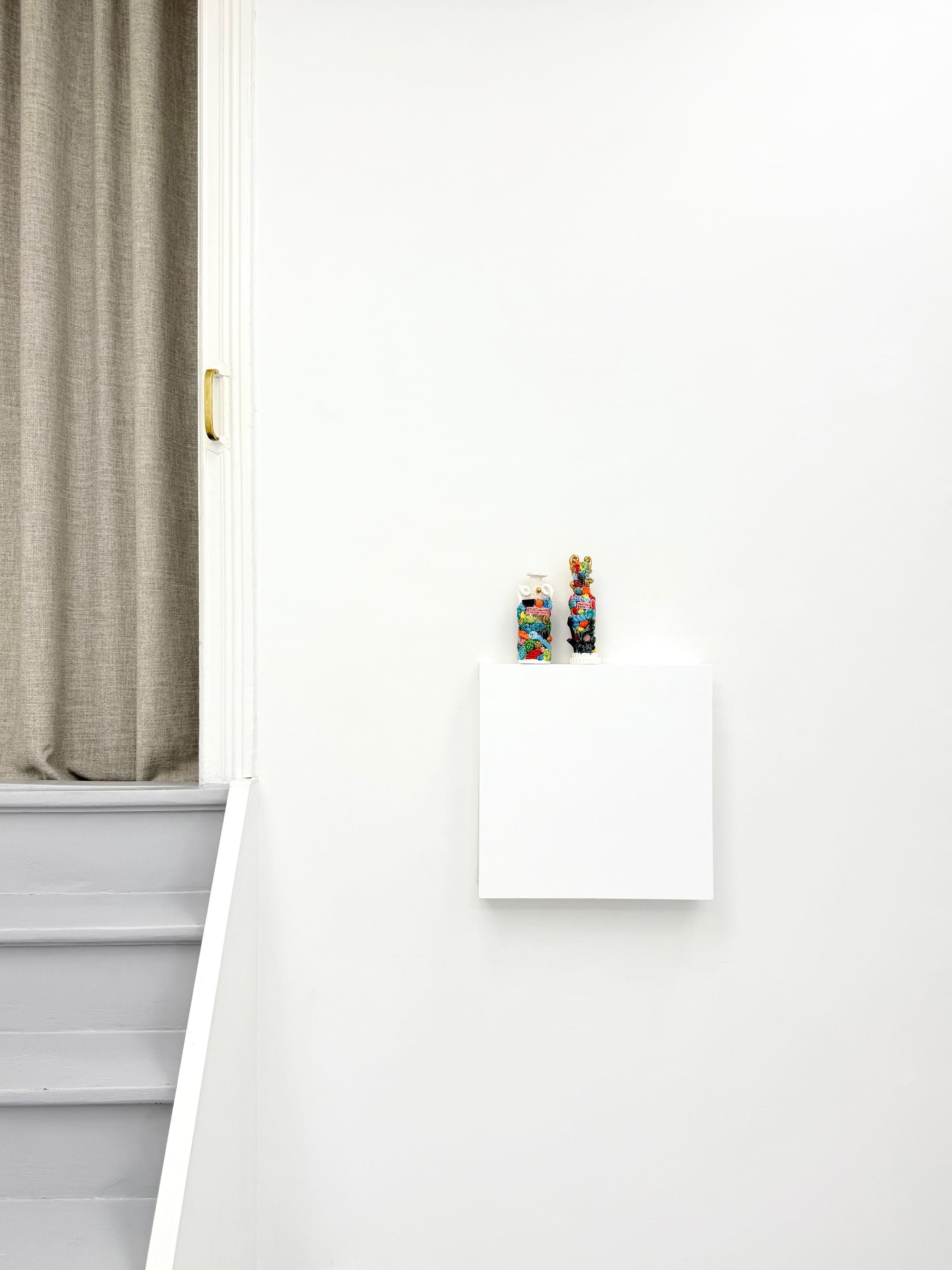 HAGD Contemporary, exhibition view , Glenn Barkley, Two Vessels, earthenware,