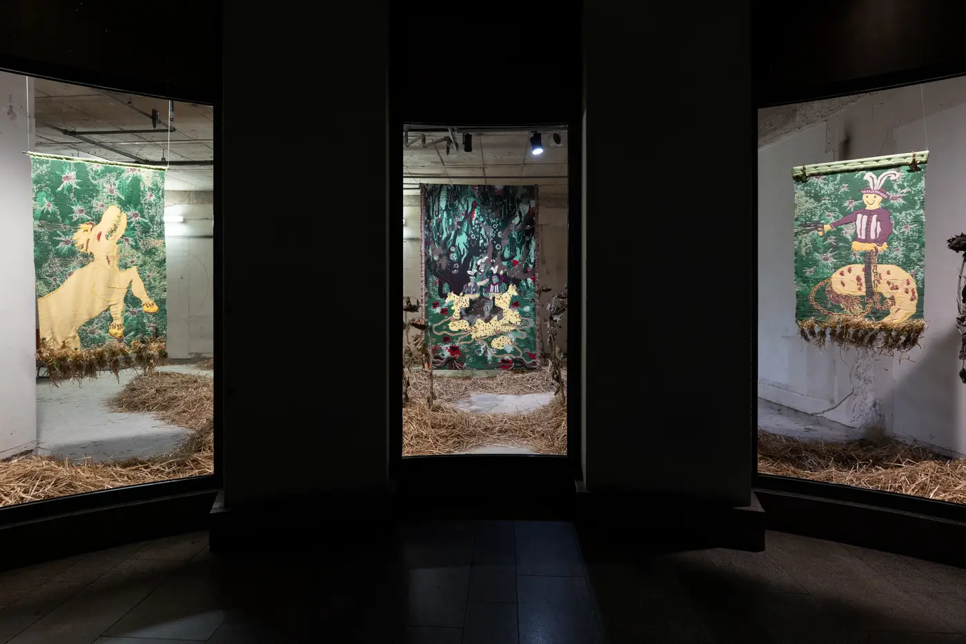 Luxembourg Art Week with Capsules, a 24/7 exhibition featuring HUNT(ED) by Olivia Rode Hvass, photographed by Patty Neu (©PattyNeu).