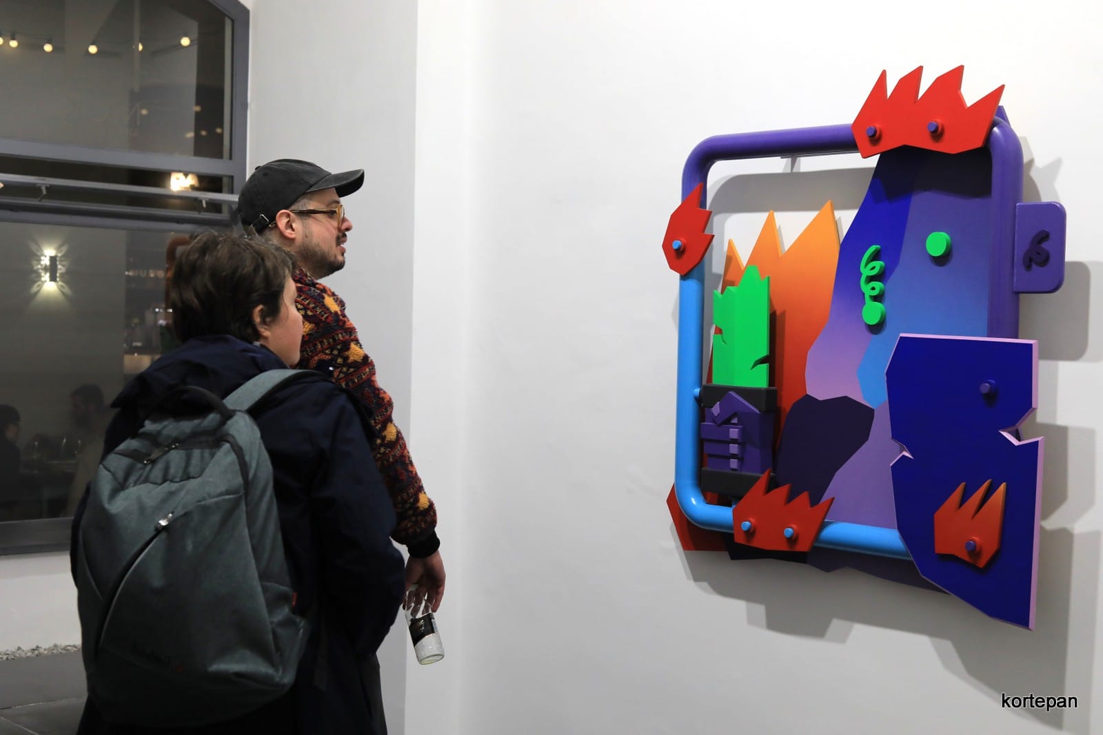 Marcell Daniel Menyhart art exhibition view of his sculpture work