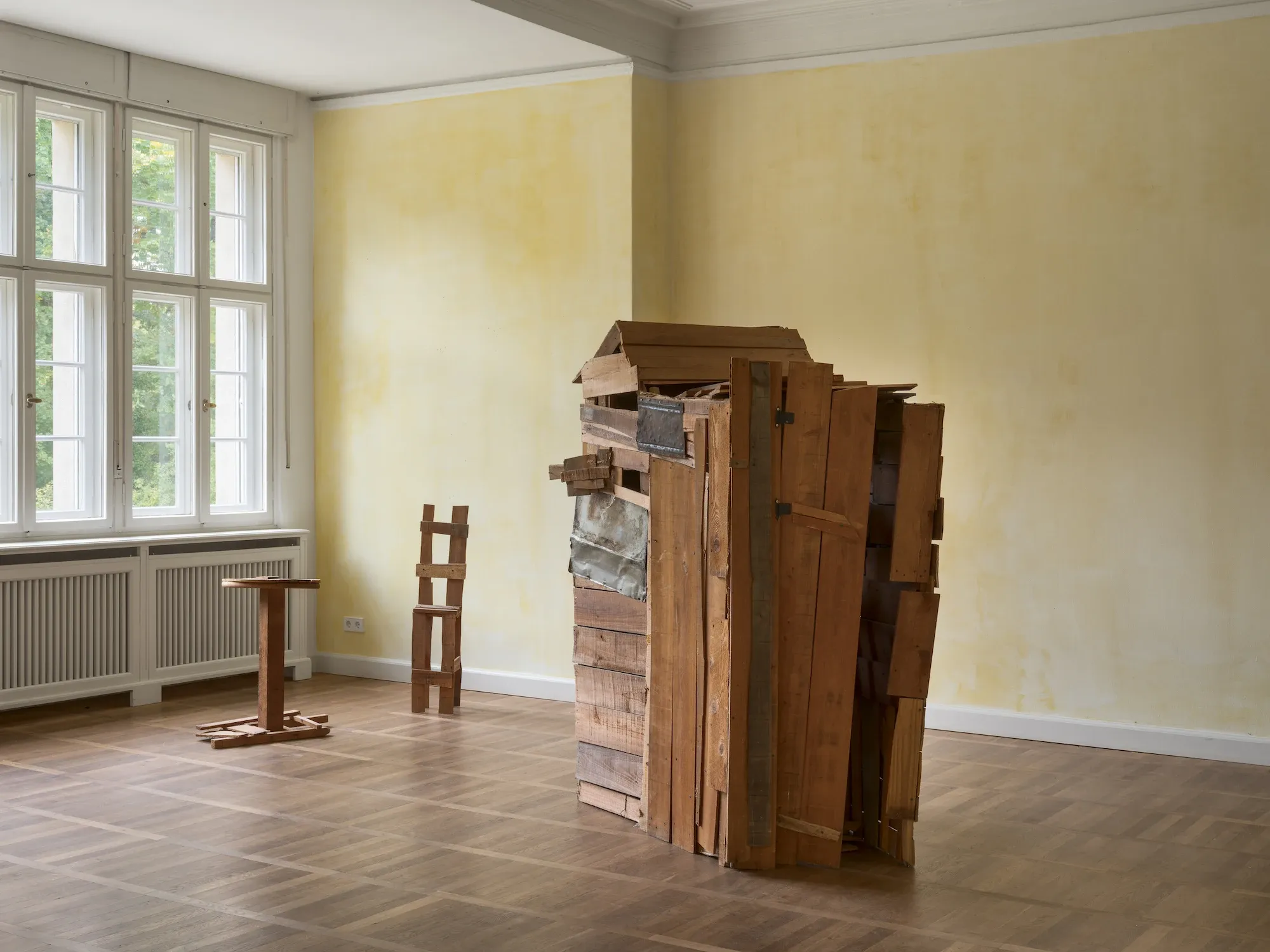 Beverly Buchanan, art , installation, wood, haus am Waldsee