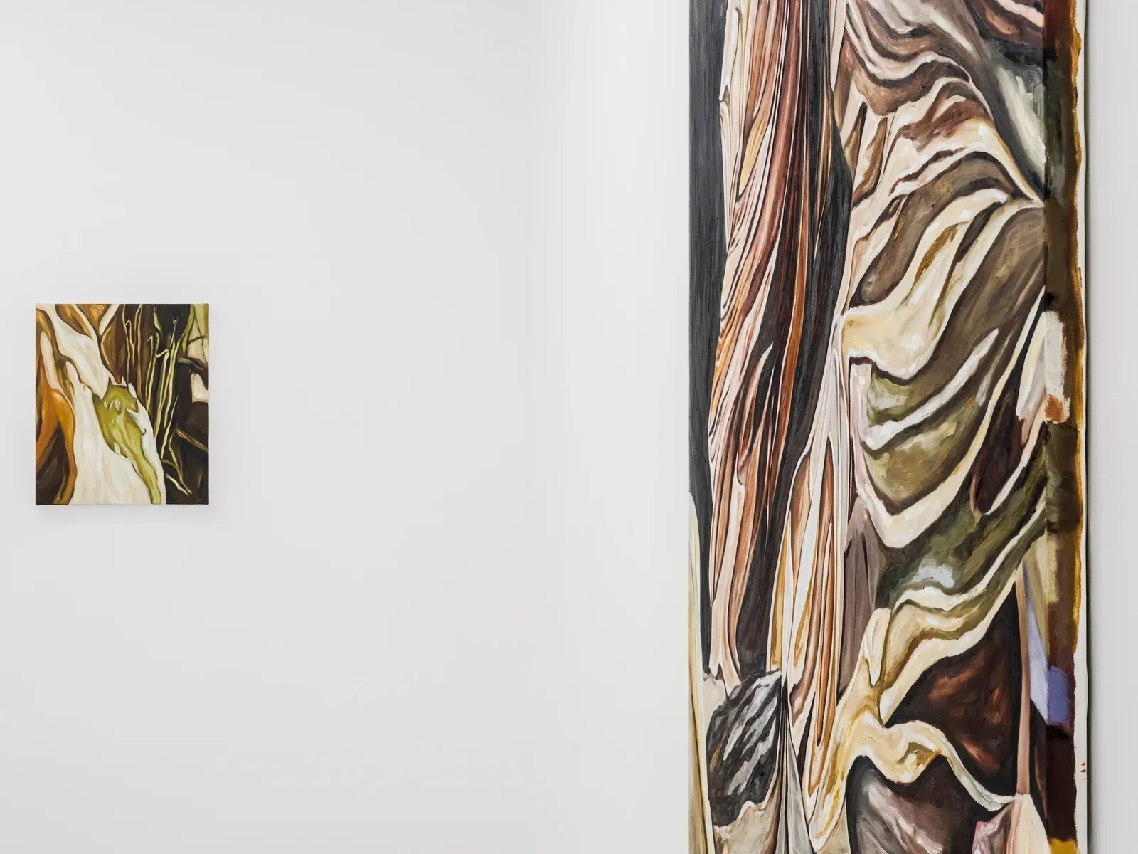 Details of Emma Bjurström artworks installation view from   - Everything Except Itself - Belenius Gallery 