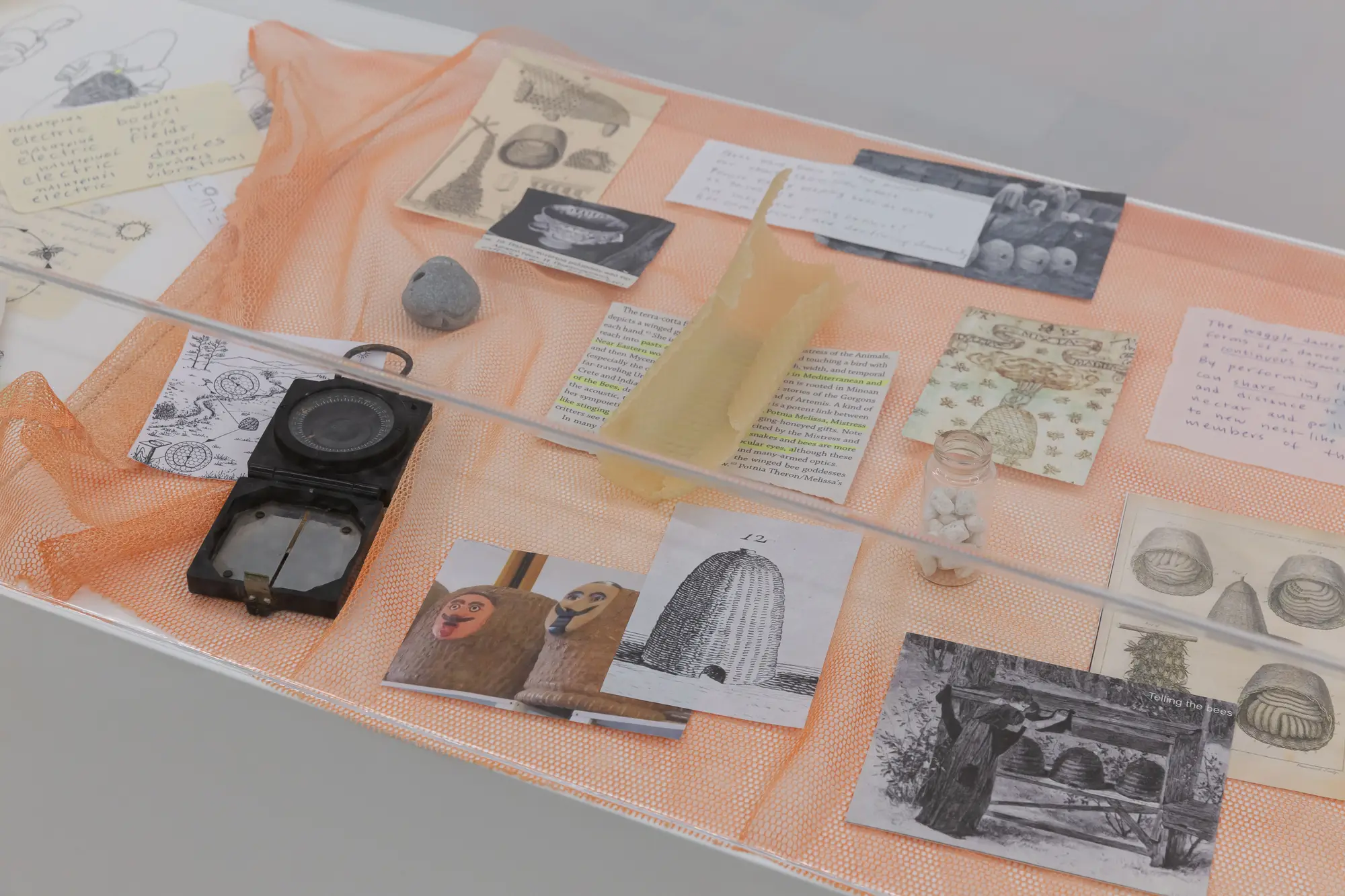 Telling the Bees installation view, the breeder gallery Athens