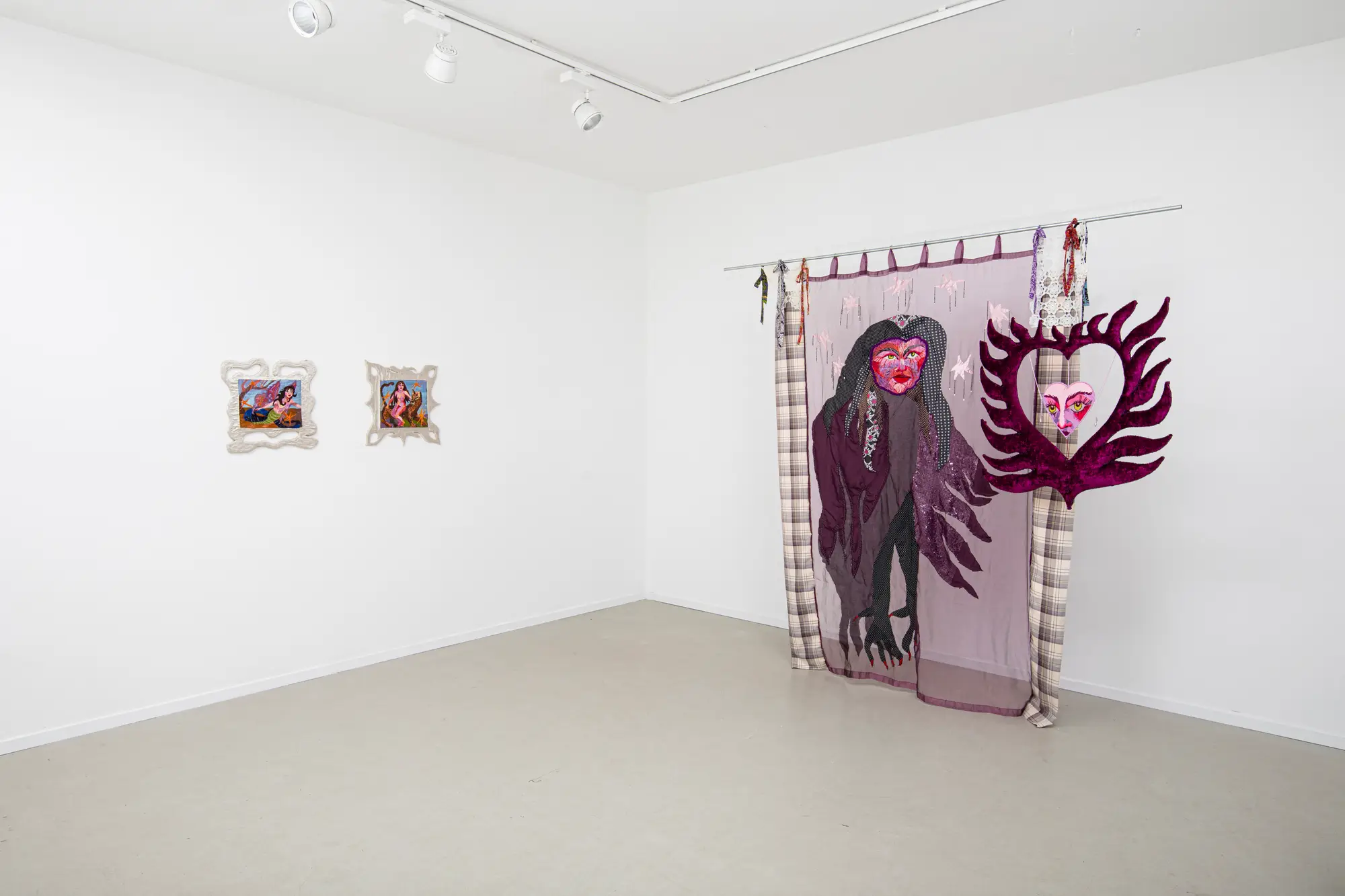 Liget gallery, Budapest presents Boglarka Danko, solo exhibition Heresy in the Small Hours with textile works of the promising contemporary artist