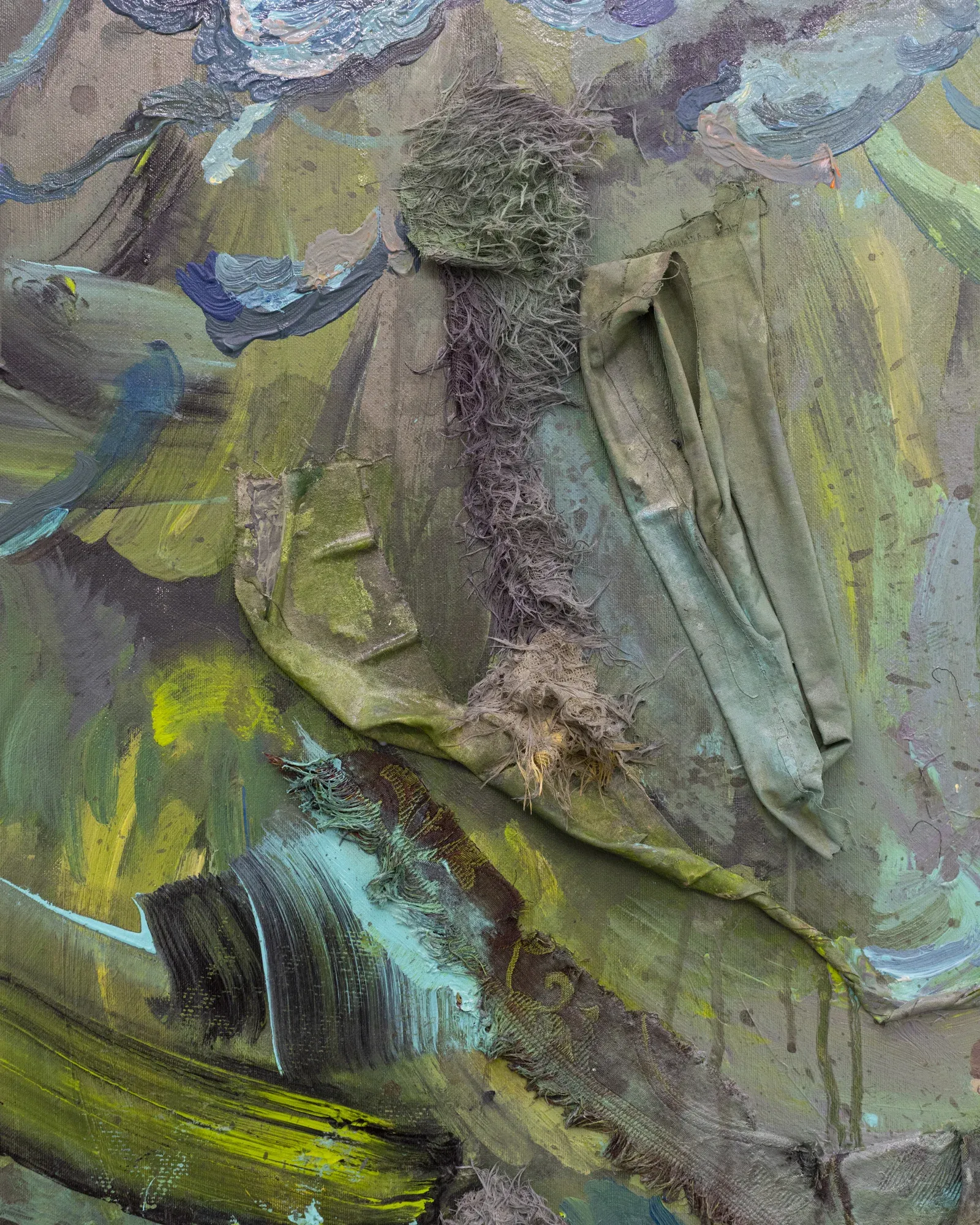 Detail view showing multiple works by Michele Gabriele at Brambora, Kaly Gallery.