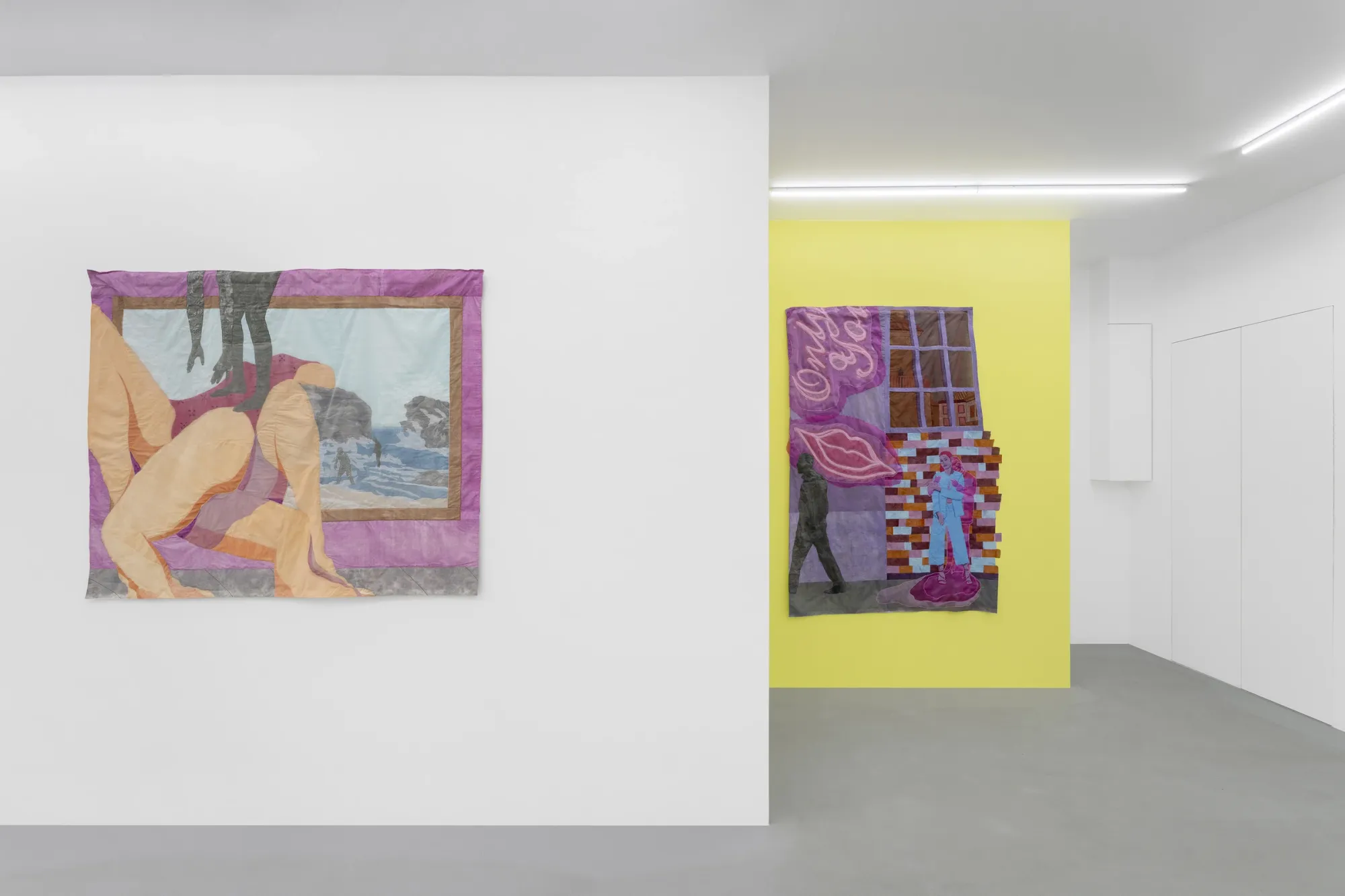 gallery bim bam , exhibition - Lauren Januhowski , textile artist now