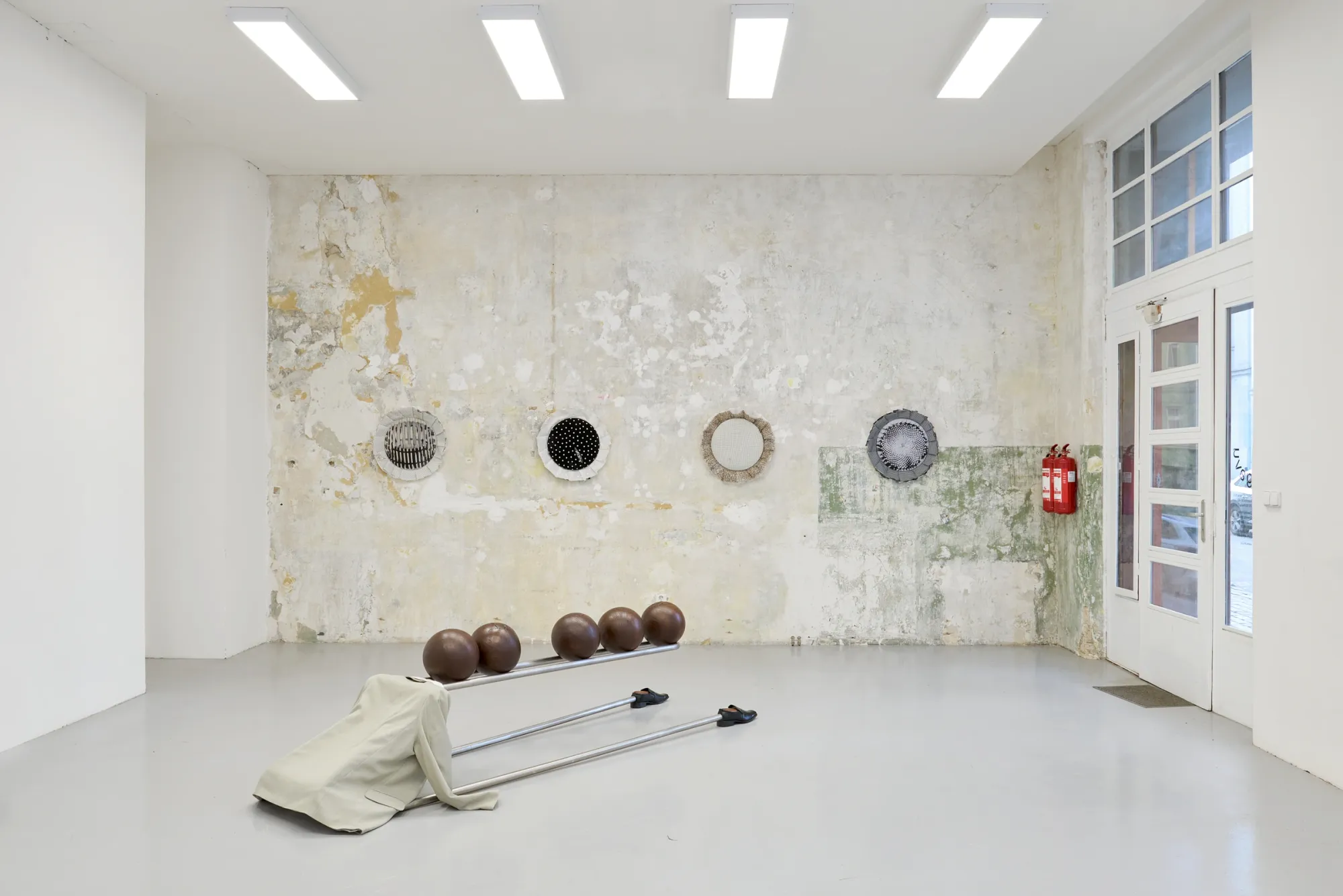 GAVU, The Cake is a Lie. Curated by Lamija Čehajić and Jirka Skála . Artsts: Anna-Marie Berdychová, Valentýna Janů, Tereza Kalousová, Bety Krňanská, Markéta Slaná and Nik Timková. installation view exhibition,