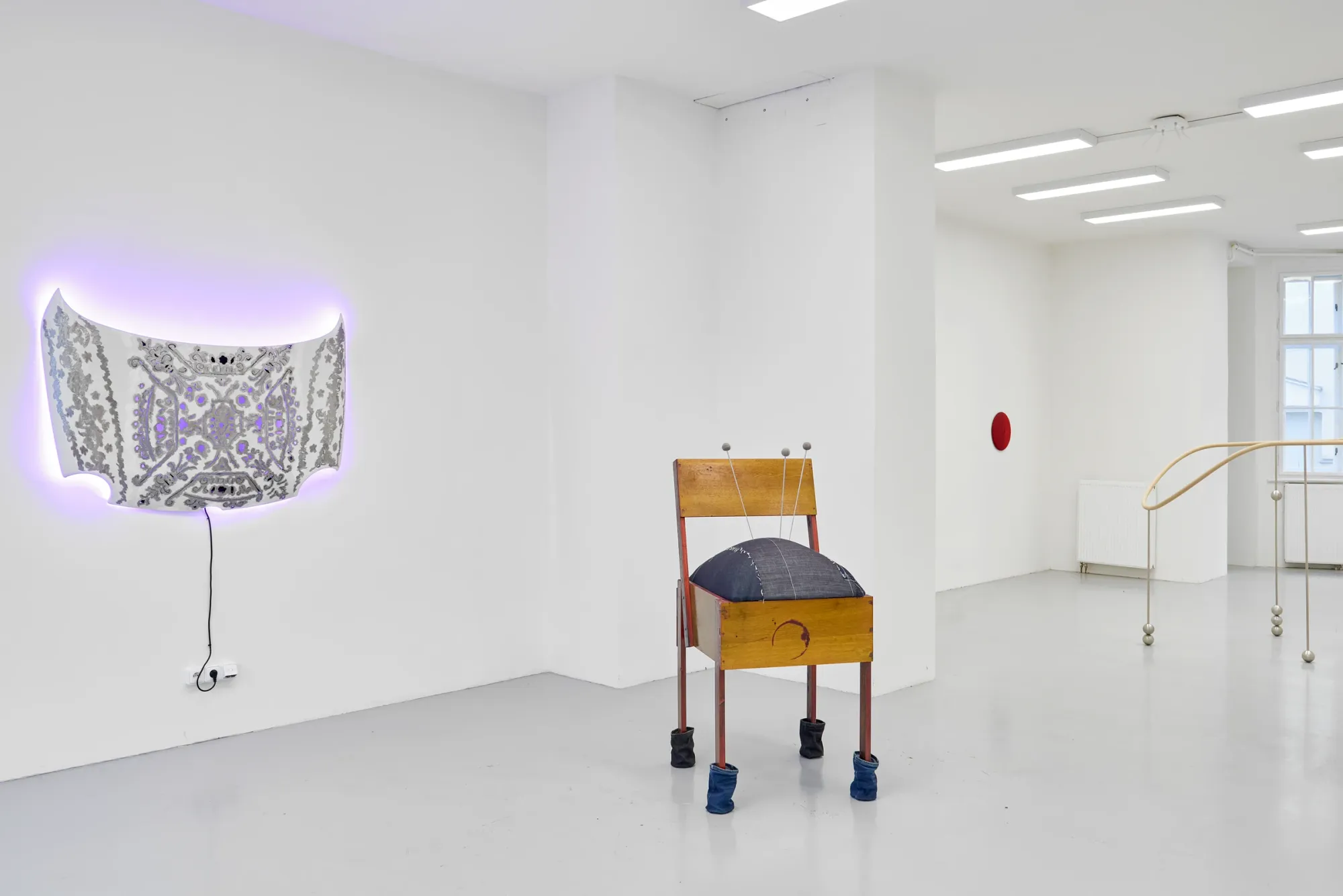 GAVU gallery exhibition current, The Cake is a Lie. Curated by Lamija Čehajić and Jirka Skála