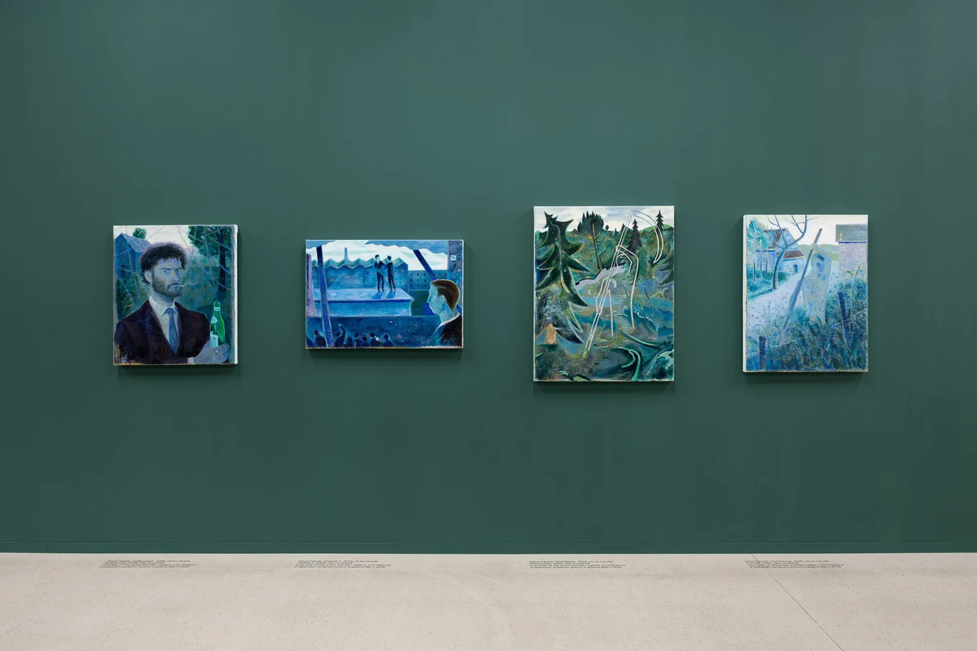 David Farcas Telegraph Gallery, Olomouc -&nbsp;Transylvanian Painting Today - Exhibition View 