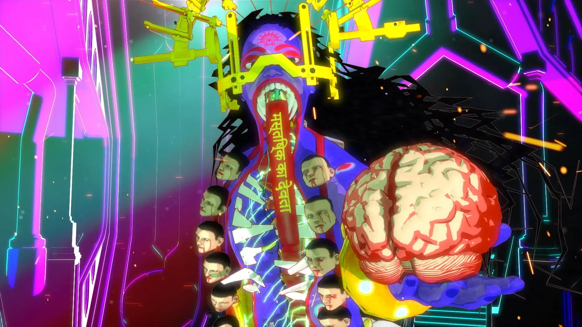 Kunsthalle Kiel current - Electromagnetic Brainology Lu Yang Video Still