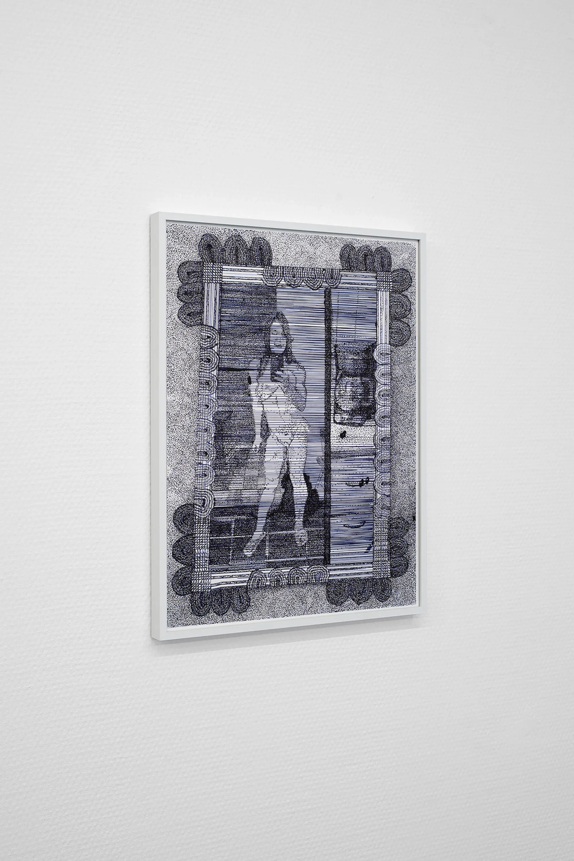 ink drawing by Katharina Schücke for her Spiegel exhibiton at Goodbank