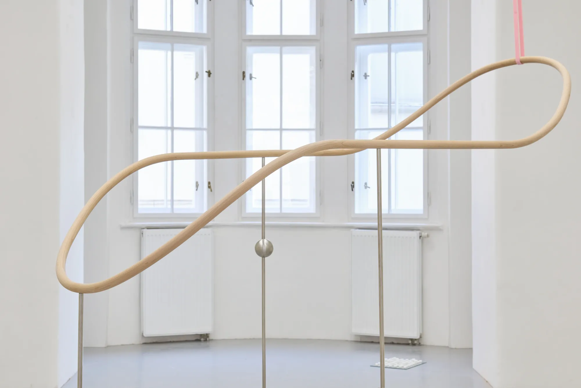 Markéta Slaná, Ballet Stick, installation view, group show at gavu
