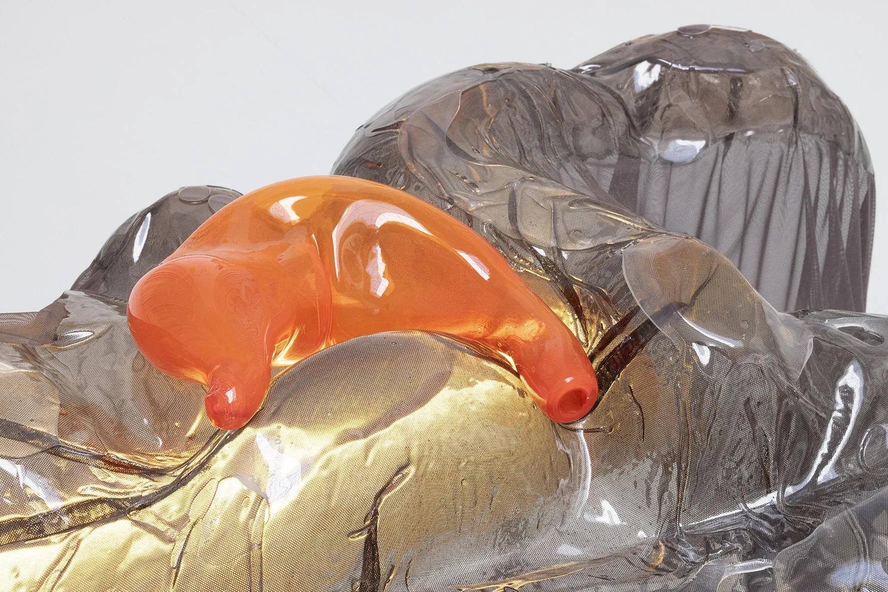 Pakui Hardware The Host detail resin and fabric sculpture still a little life PART Vienna