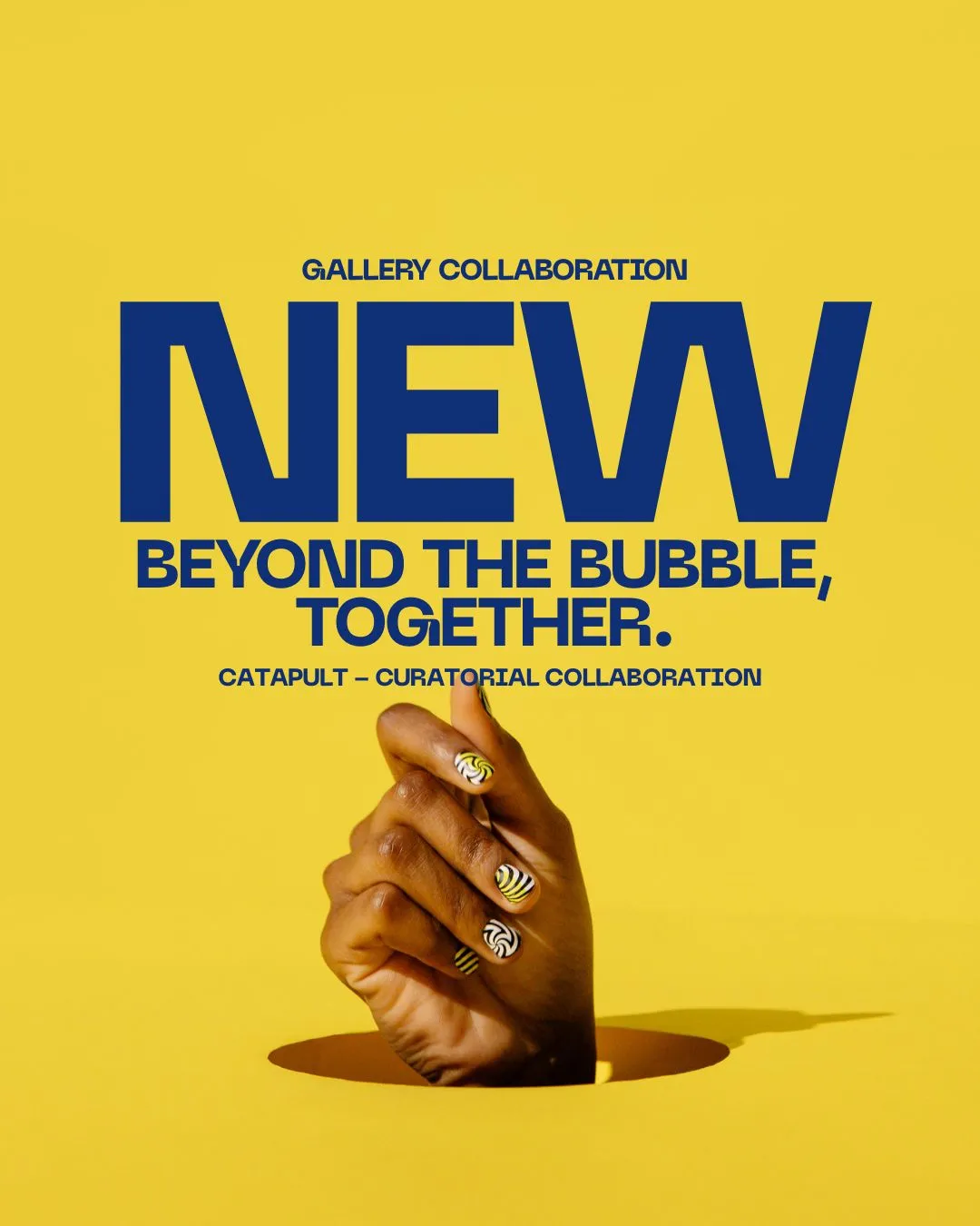 Media Partnership for galleries and projects in contemporary art Catapult’s new gallery collaboration model, focused on long-term, searchable visibility. Beyond the Bubble together.