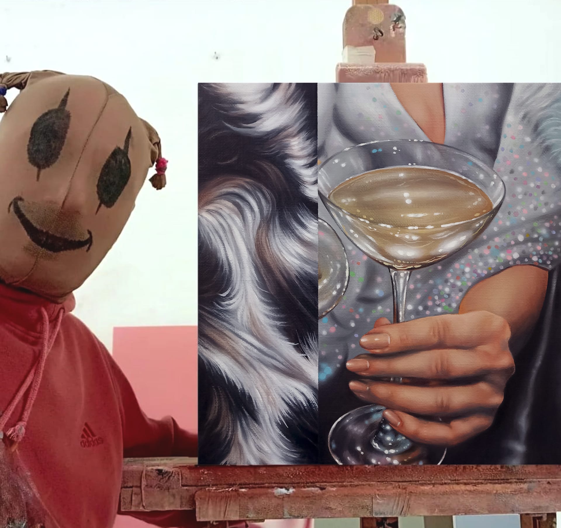 angelo volpe with an artist interview with DiFranco for Catapult - The new munchies art club about splatter and simmer