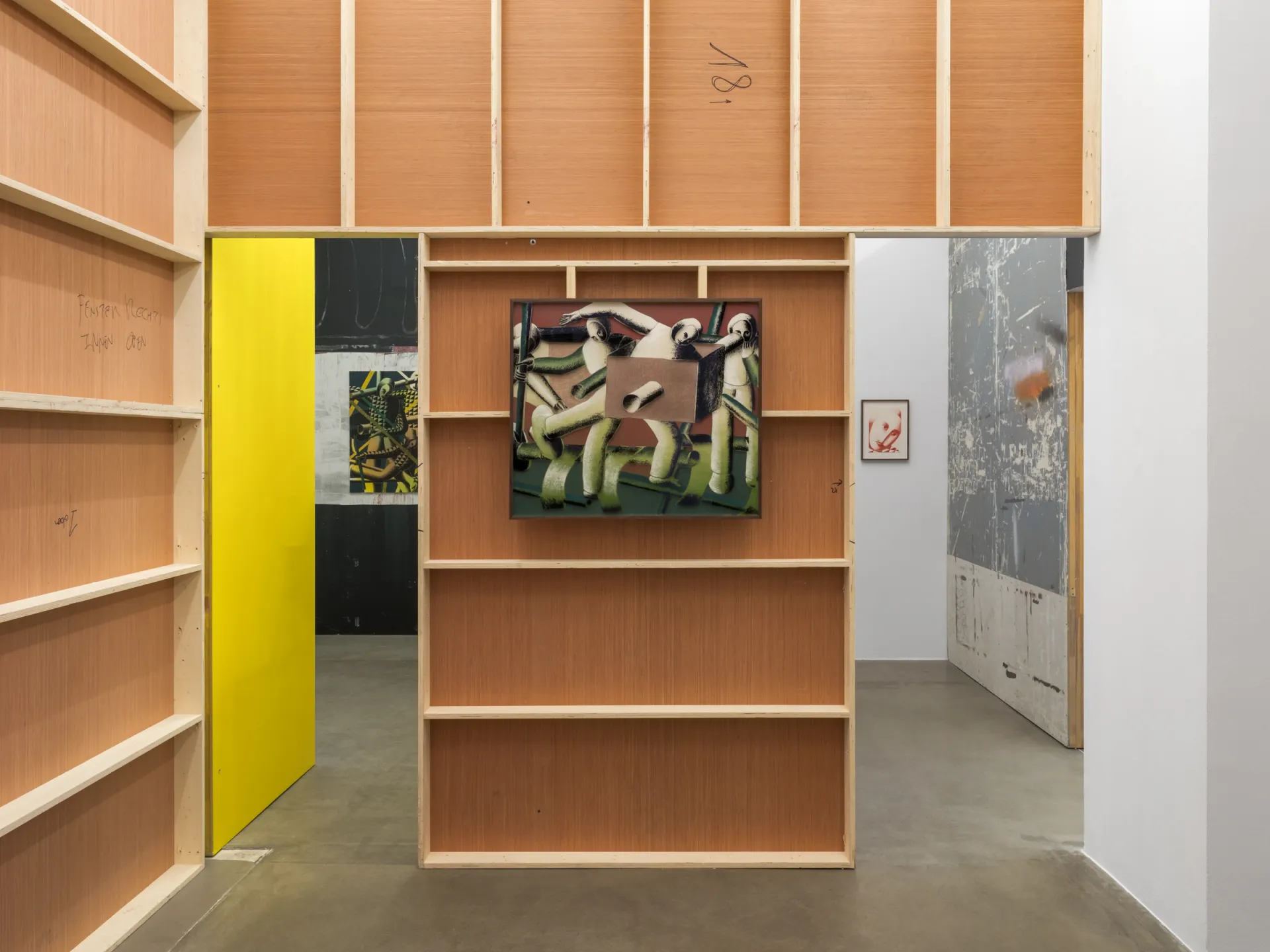 Ferdinand Dölberg exhibition Anton Janizewski Berlin modular painting installation contemporary art