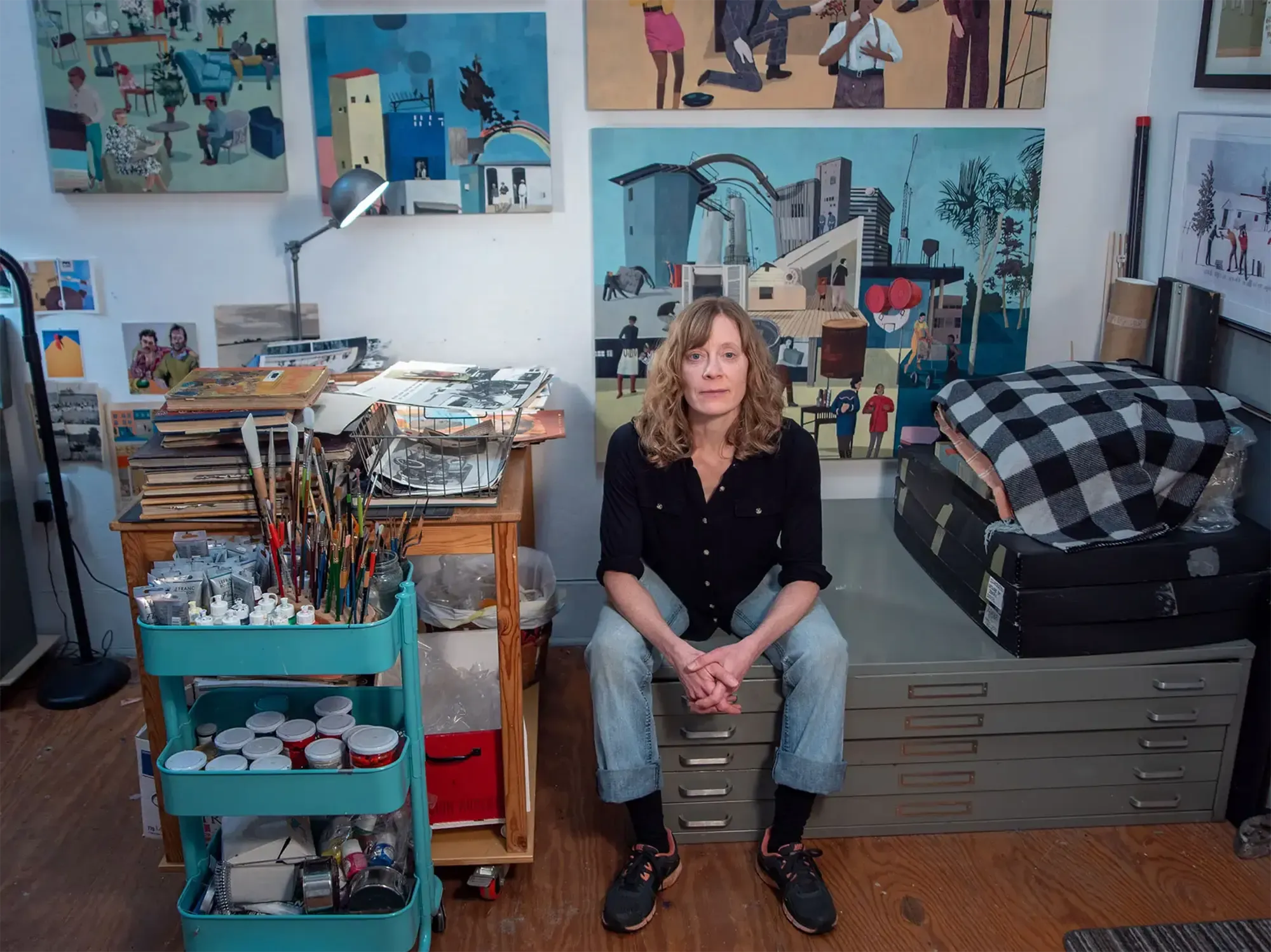 Hannah Morris emerging promising artist and female painter Steve Turner gallery Los Angeles interview profile