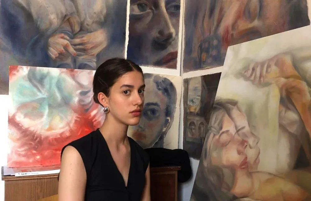 ida jesenberger portrait of the artist, painting now, Austrian new promising emerging artist from art university linz