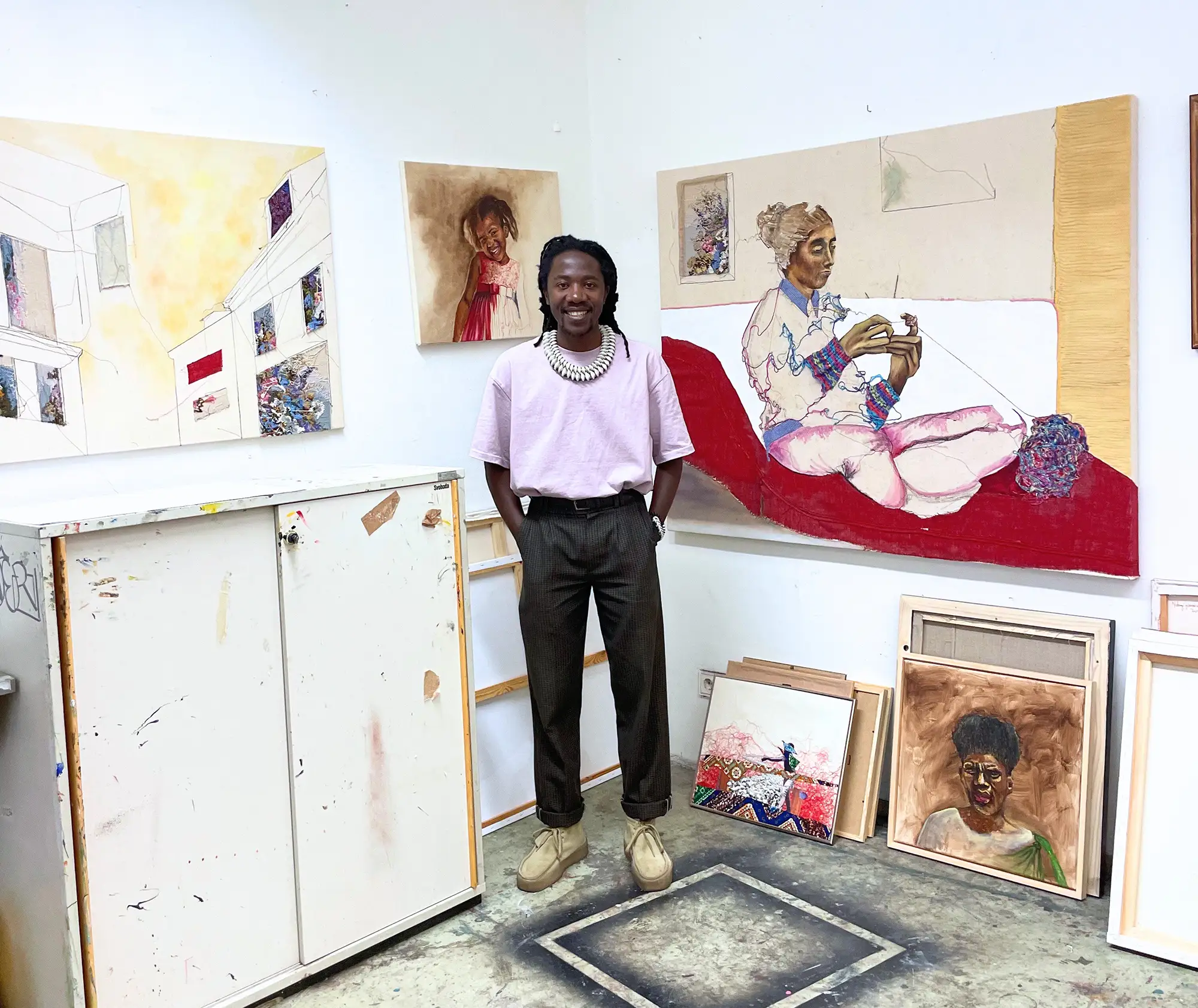ndagijimana alphonse, promsing artist art university linz, ursula hübner, rwanda new contemporary artist