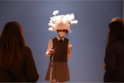 neue Galerie graz current show curated by Lina albrikiene called a playground guide to getting lost