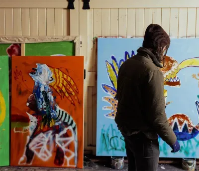 niall strachan contemporary painting now from scotland artist spotlight and profile on munchies art club