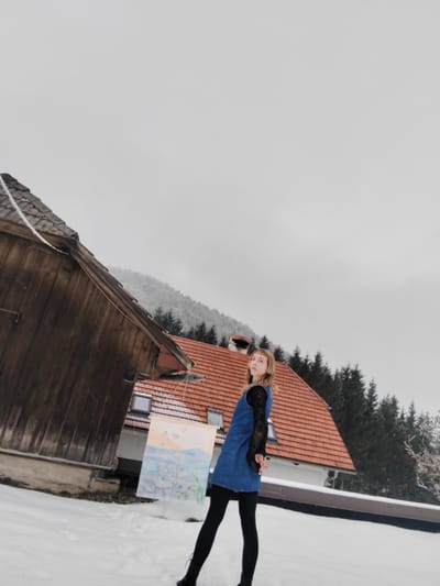 Julia Zöhrer artist with Textile Images Between Myth and Presence for artist in focus - catapult munchies art club