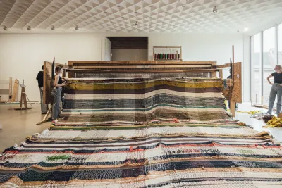 michael Beutler - artist exhibition production for Z33 exhibition Haus Beutler exhibition 