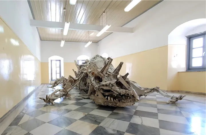 dimitrios antonitsis, curator, hydra island, school project greece art now